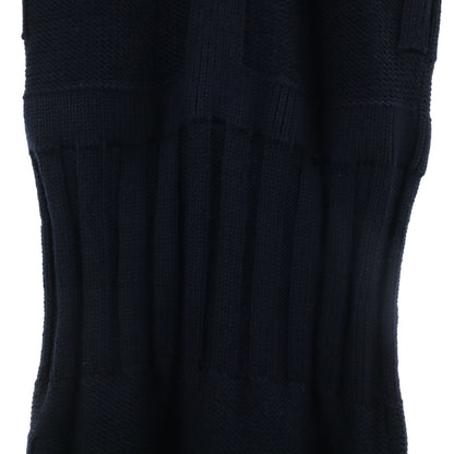 FENDI Long Sleeve Knit Midi Dress Navy Size 40
