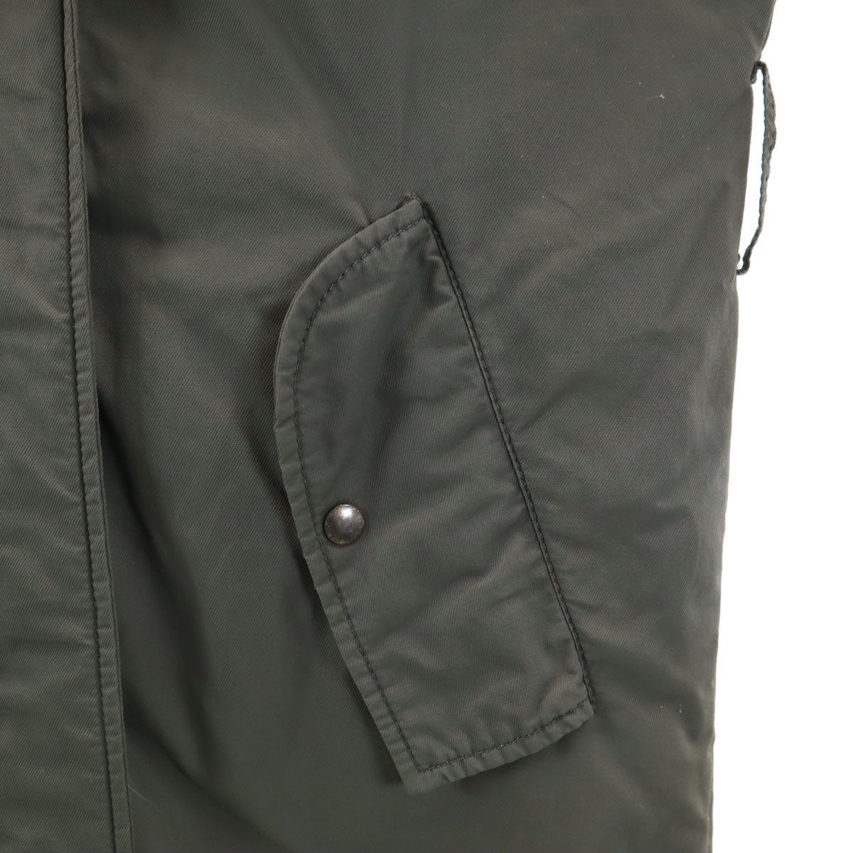 MM6 Italy Padded Coat Olive Gray Size 38