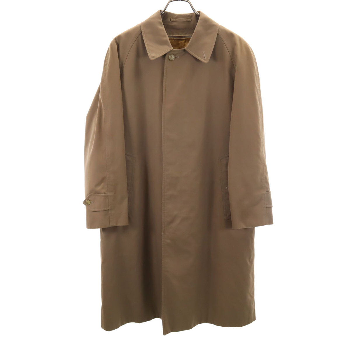 Burberrys 90s Vintage Balmacaan Coat w/ Liner Brown Size 90-165