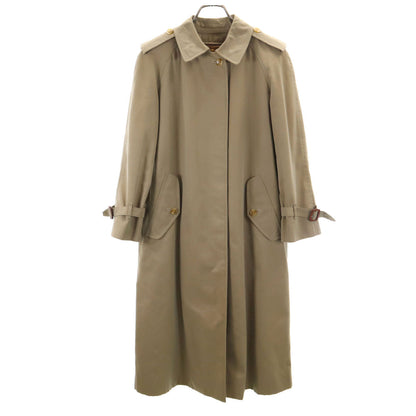 Burberrys 90s Balmacaan Coat w/ Liner Beige Brown Size 7AB2