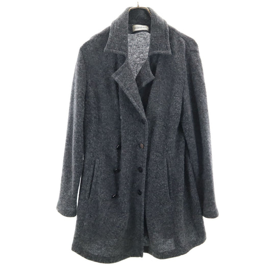 YVES SAINT LAURENT 90s Peacoat Gray Coat Size M
