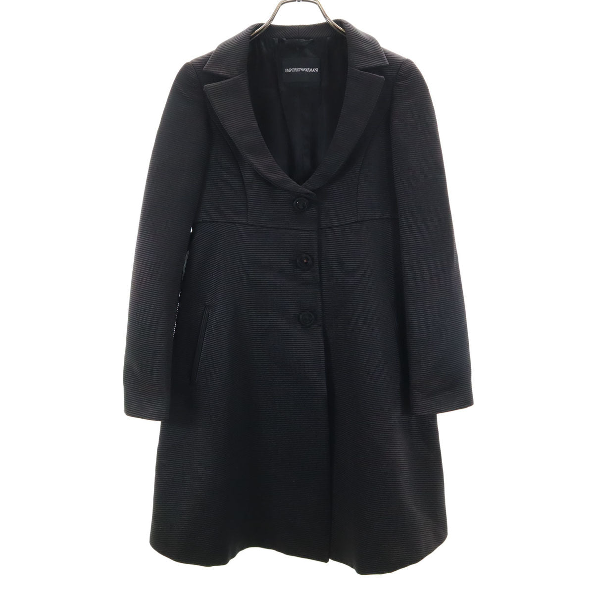 Emporio Armani Italian Coat Black Size 36