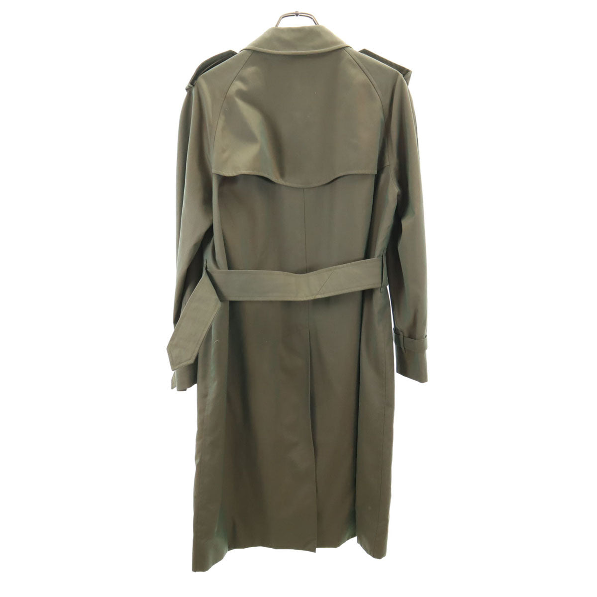 Burberrys 90s Vintage Balmacaan Coat Green Size 90-165