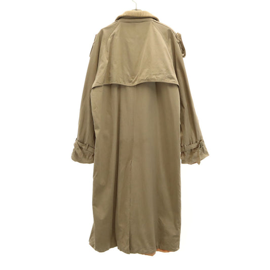 YVES SAINT LAURENT 80s Vintage Trench Coat Beige Size 40