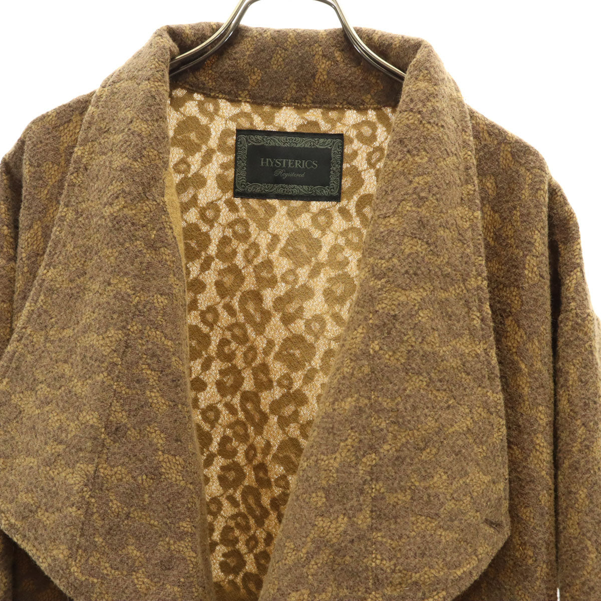 HYSTERICS Brown Wool Coat Size FREE