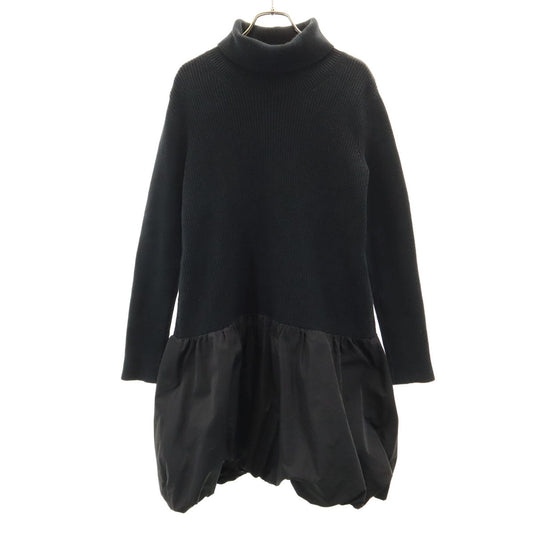 FOXEY NEW YORK Black Turtleneck Dress Size 40