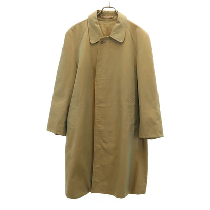 LANVIN 80s Vintage Balmacaan Coat Beige Size L