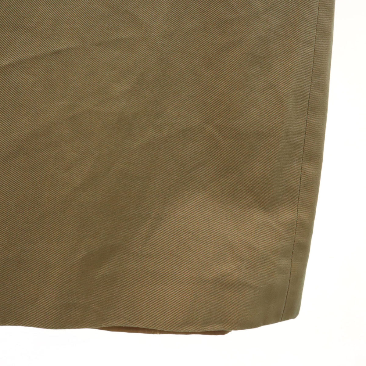 LANVIN 80s Vintage Balmacaan Coat Beige Size L
