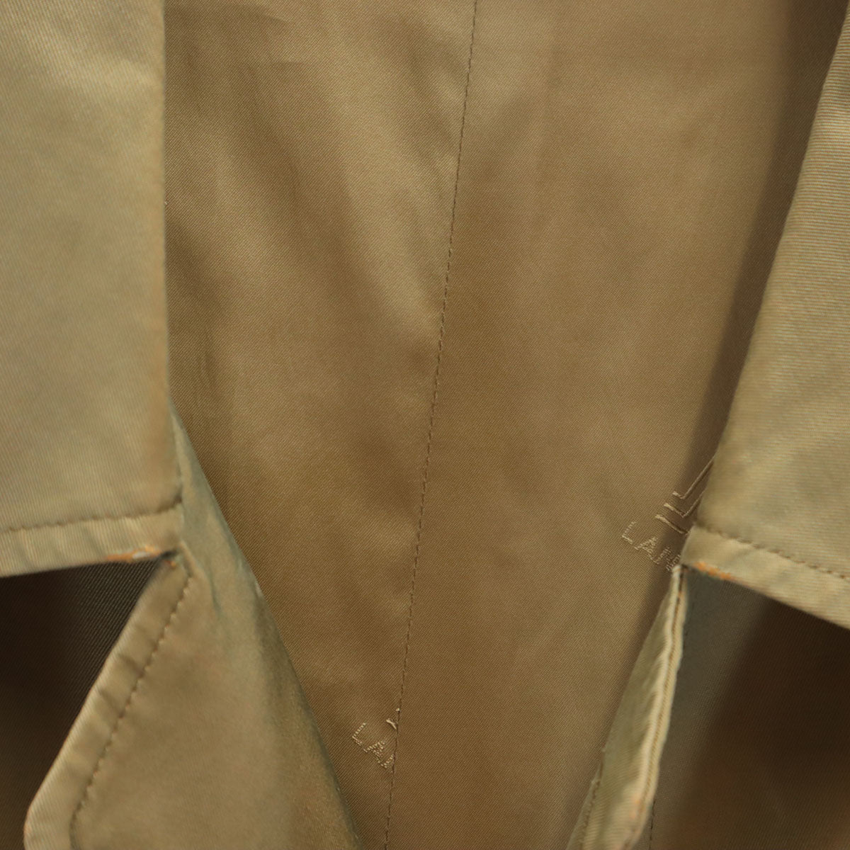 LANVIN 80s Vintage Balmacaan Coat Beige Size L