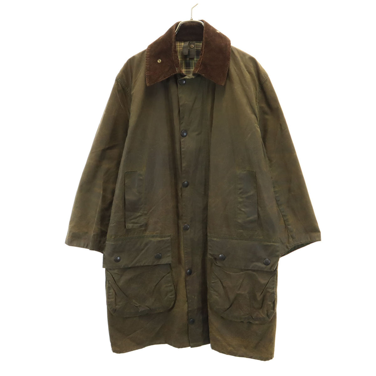 Barbour '90s 3-Warrant Border Oiled Jacket Brown Size C36