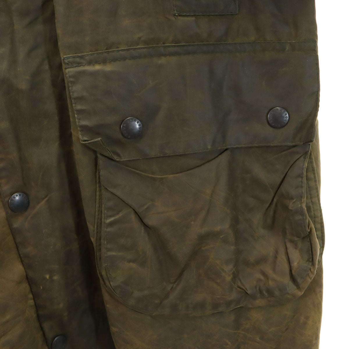Barbour '90s 3-Warrant Border Oiled Jacket Brown Size C36
