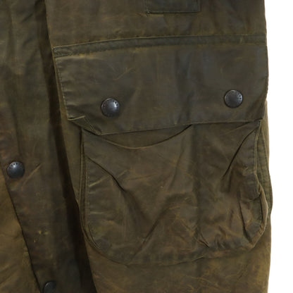Barbour '90s 3-Warrant Border Oiled Jacket Brown Size C36