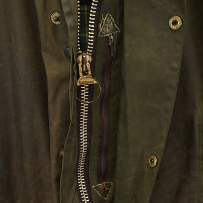 Barbour '90s 3-Warrant Border Oiled Jacket Brown Size C36