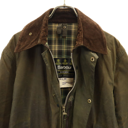Barbour '90s 3-Warrant Border Oiled Jacket Brown Size C36