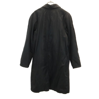 PRADA Italian Lined Stand Collar Coat Black Size L