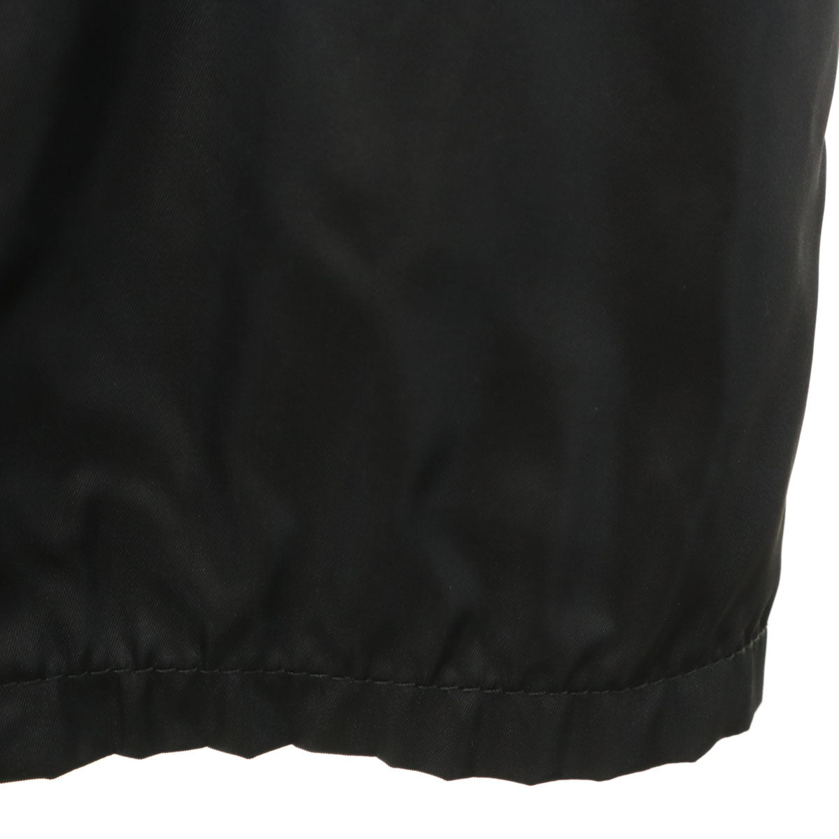 PRADA Italian Lined Stand Collar Coat Black Size L