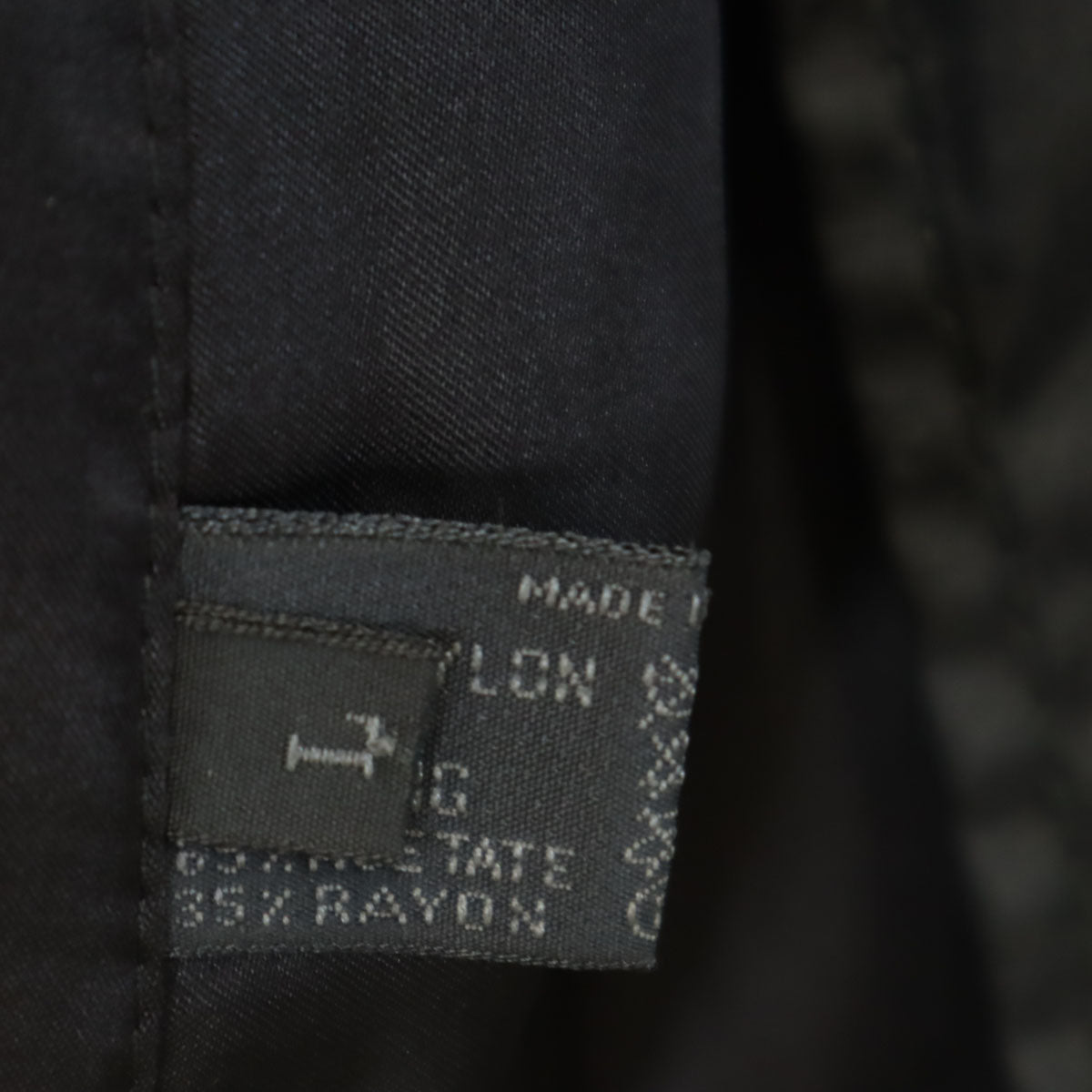 PRADA Italian Lined Stand Collar Coat Black Size L