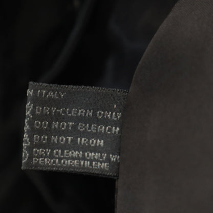 PRADA Italian Lined Stand Collar Coat Black Size L