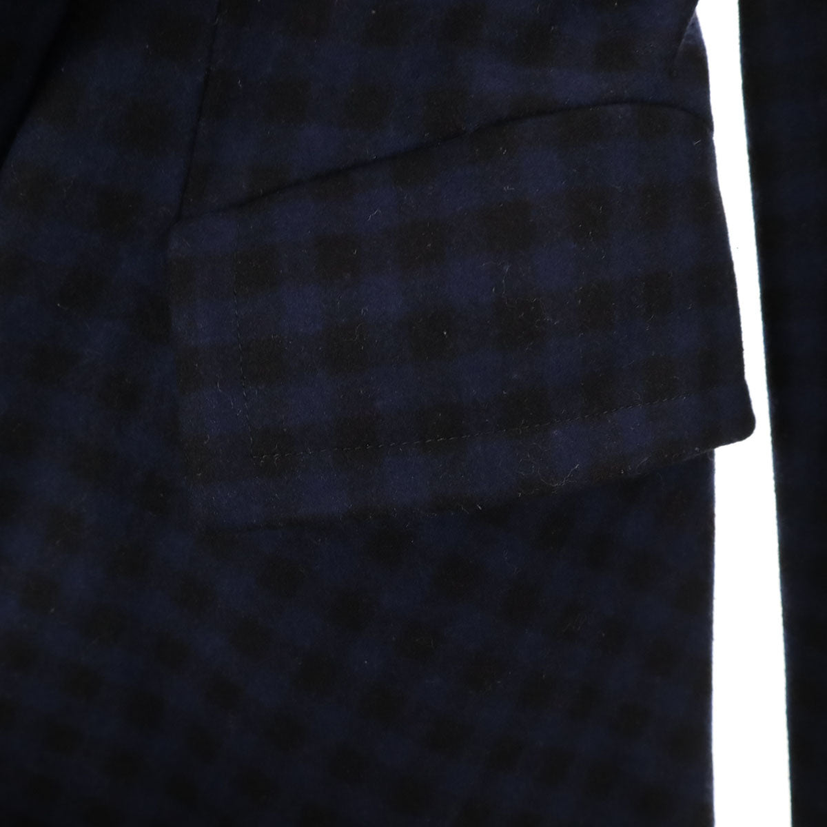 Vivienne Westwood Asymmetric Check Wool Coat Size 38