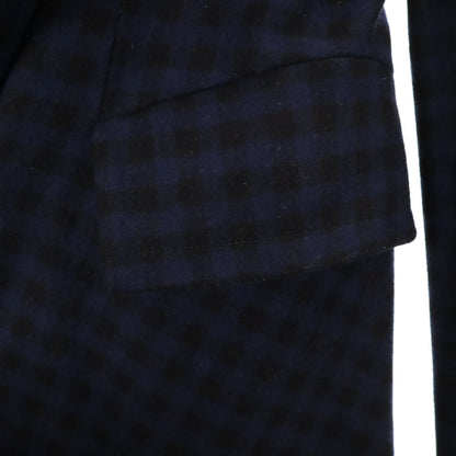 Vivienne Westwood Asymmetric Check Wool Coat Size 38