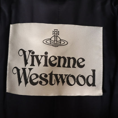 Vivienne Westwood Asymmetric Check Wool Coat Size 38