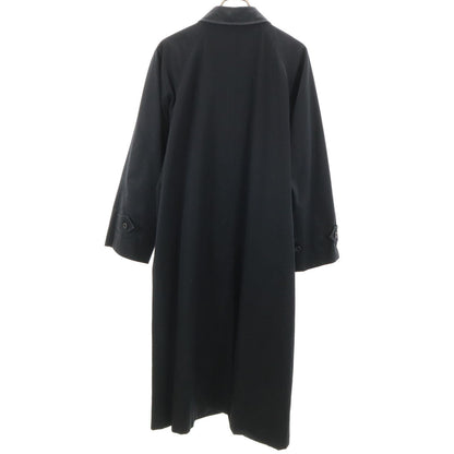 Burberrys 90s Vintage Black Balmacaan Coat
