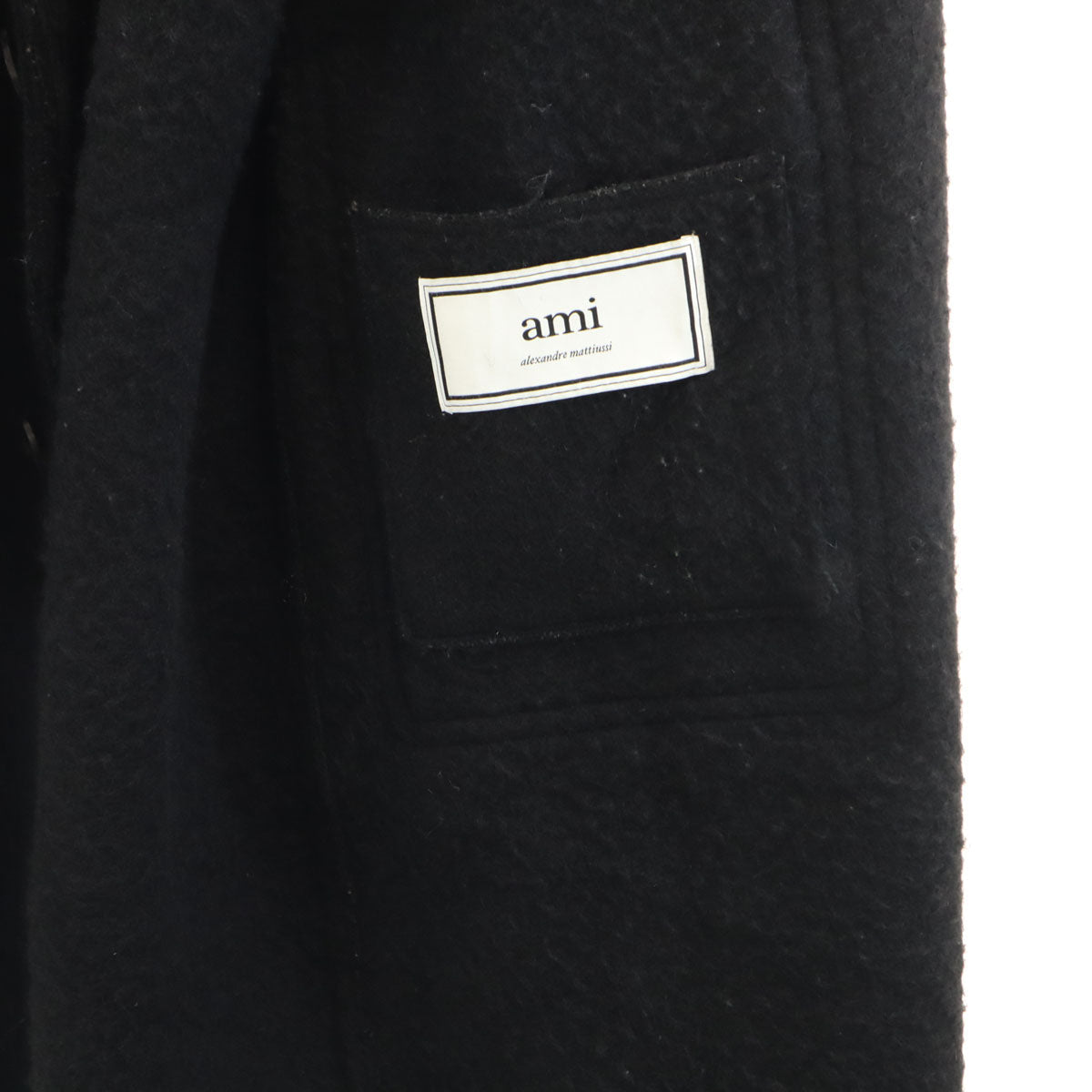 ami alexandre mattiussi Bulgarian Coat Black Size S