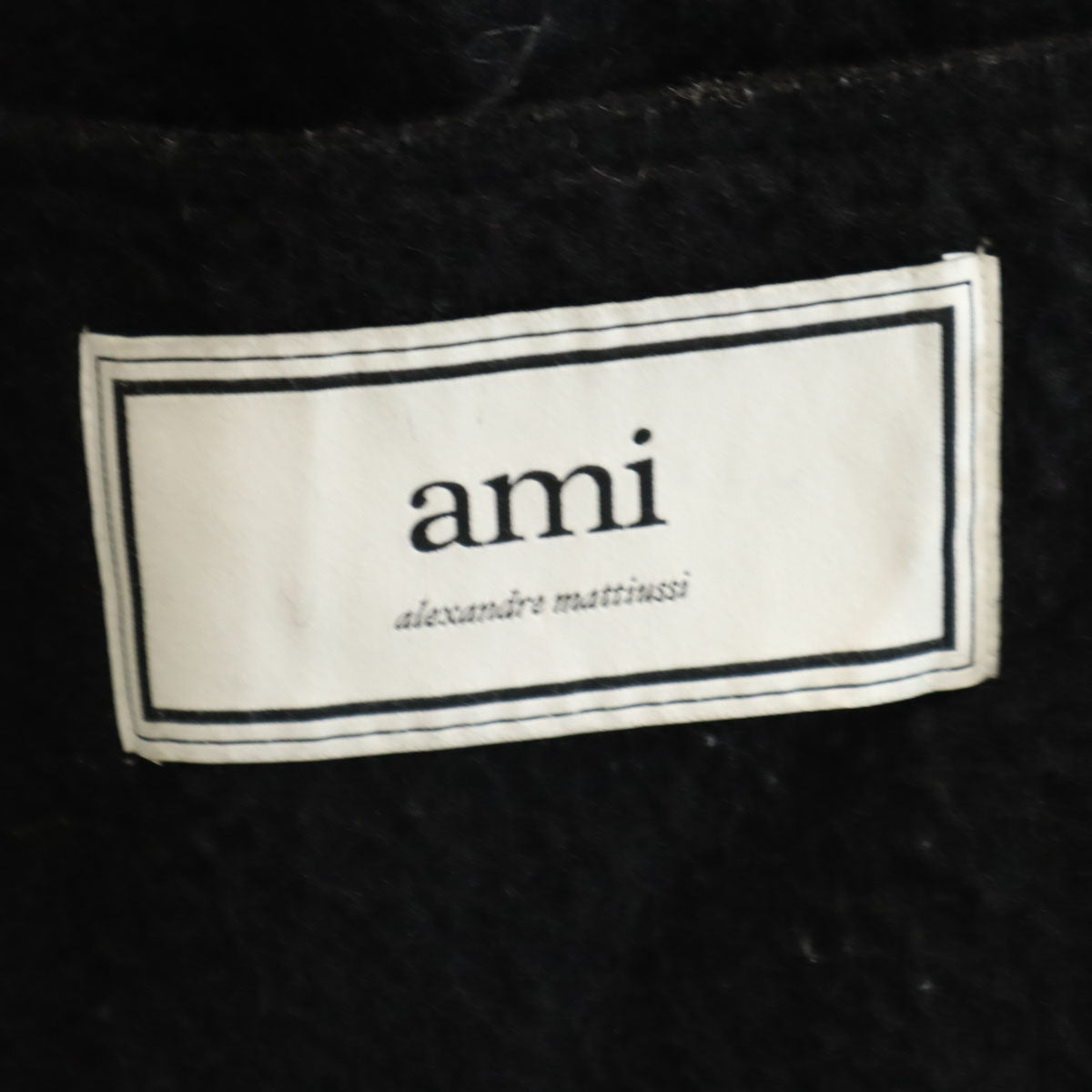 ami alexandre mattiussi Bulgarian Coat Black Size S