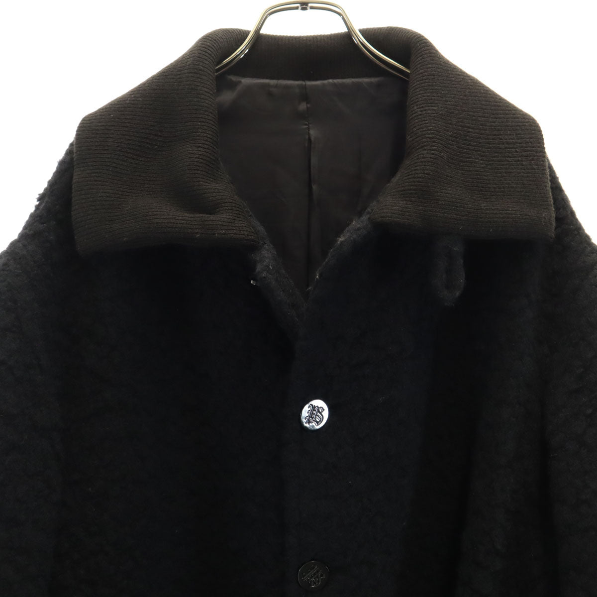 Paul Smith Black Made in Japan Boa Coat Size L