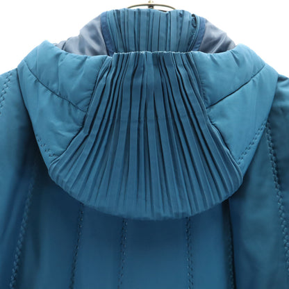 PLEATS PLEASE ISSEY MIYAKE. Japanese Padded Coat Blue