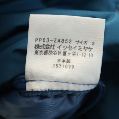 PLEATS PLEASE ISSEY MIYAKE. Japanese Padded Coat Blue