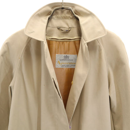 Aquascutum Vintage 70s 80s Balmacaan Coat Beige Size 1