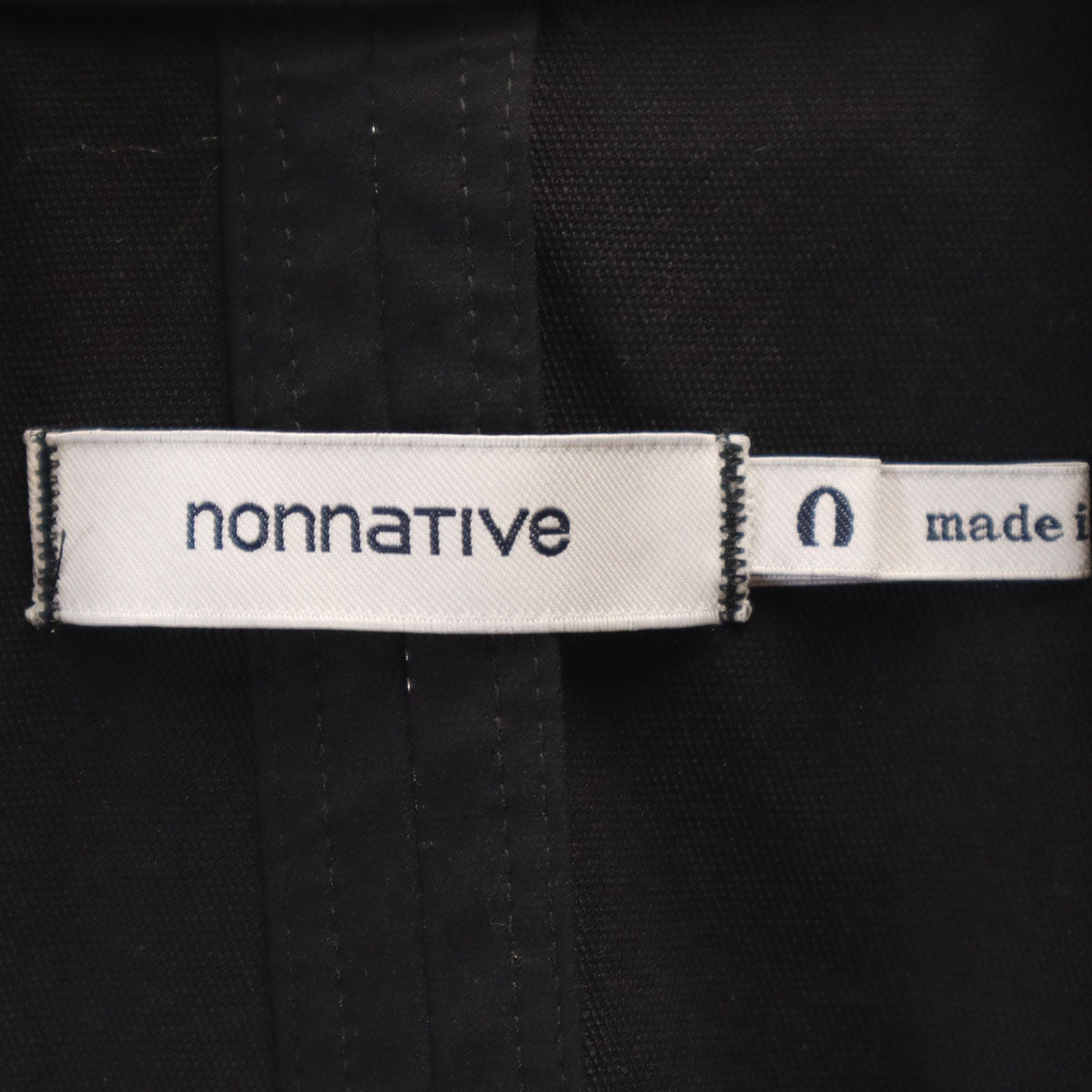 nonnative Japanese Made Coat Black
