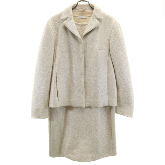PRADA Sleeveless Midi Dress Ivory Size 42