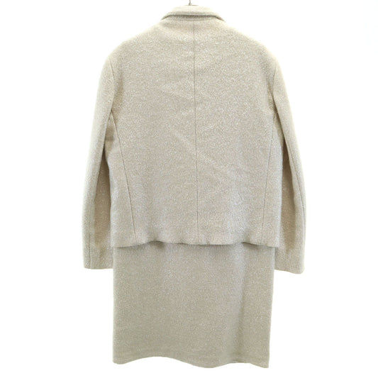 PRADA Sleeveless Midi Dress Ivory Size 42