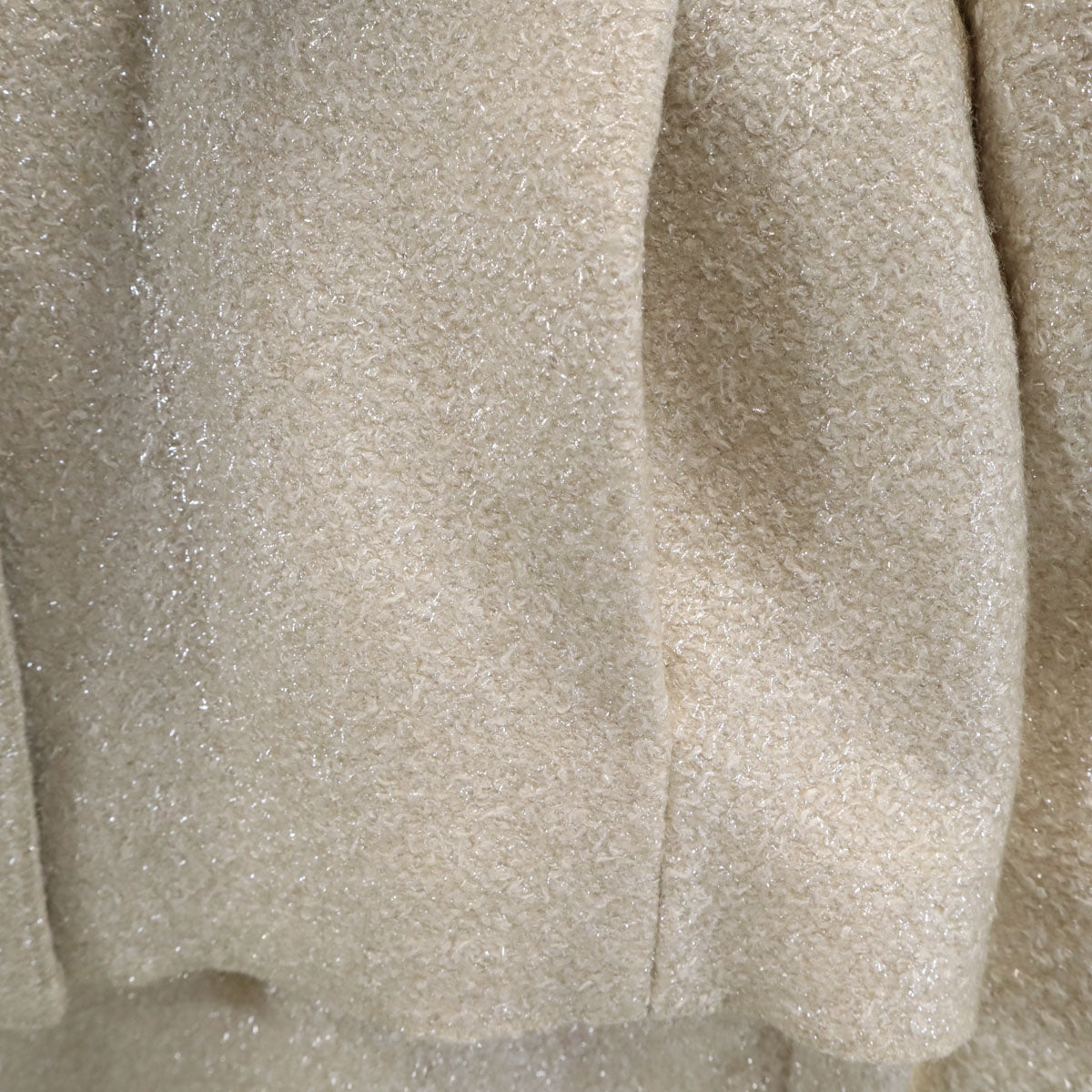 PRADA Sleeveless Midi Dress Ivory Size 42