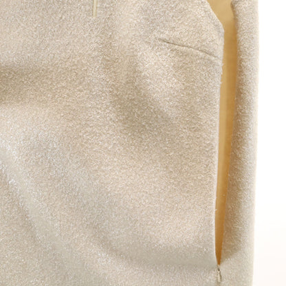 PRADA Sleeveless Midi Dress Ivory Size 42