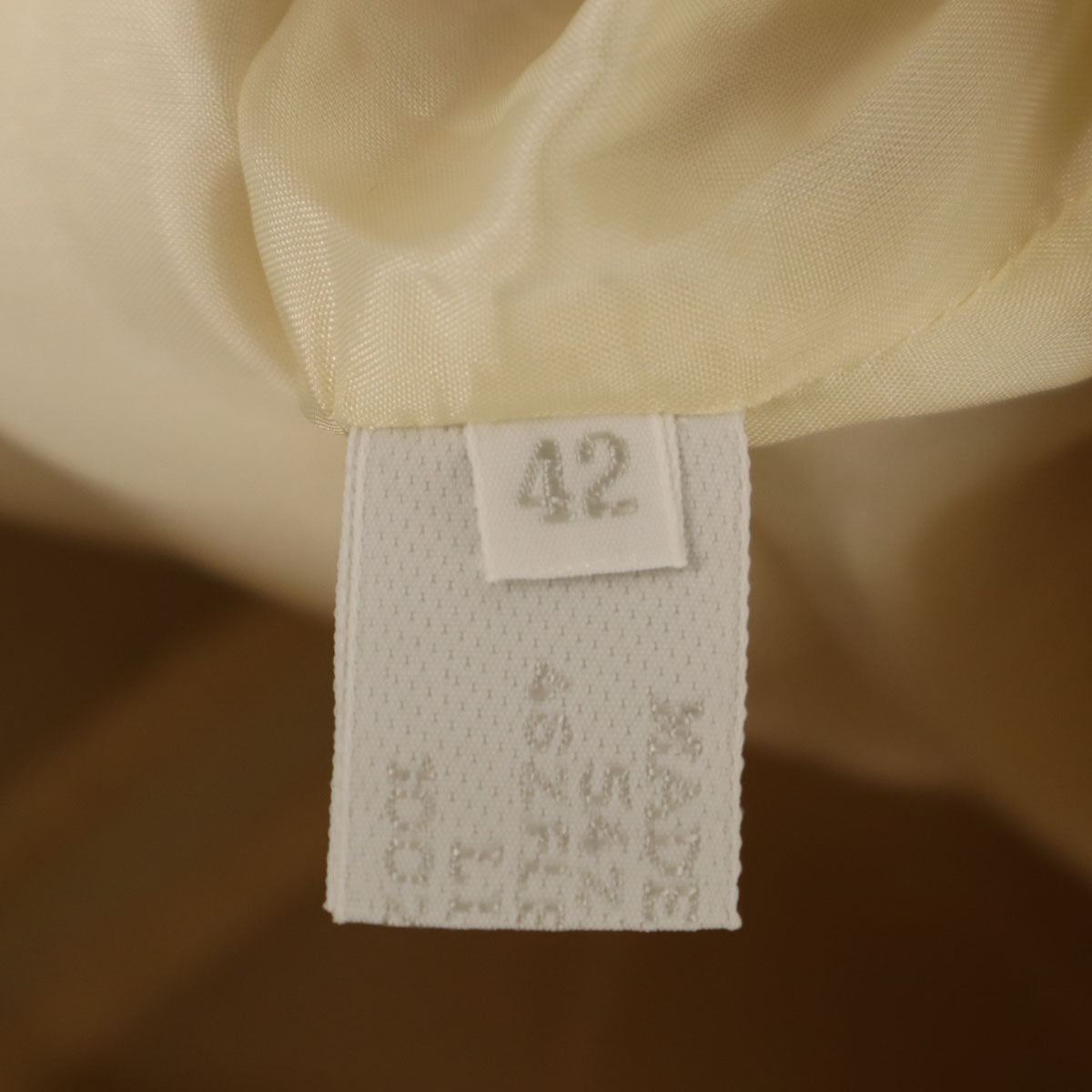 PRADA Sleeveless Midi Dress Ivory Size 42