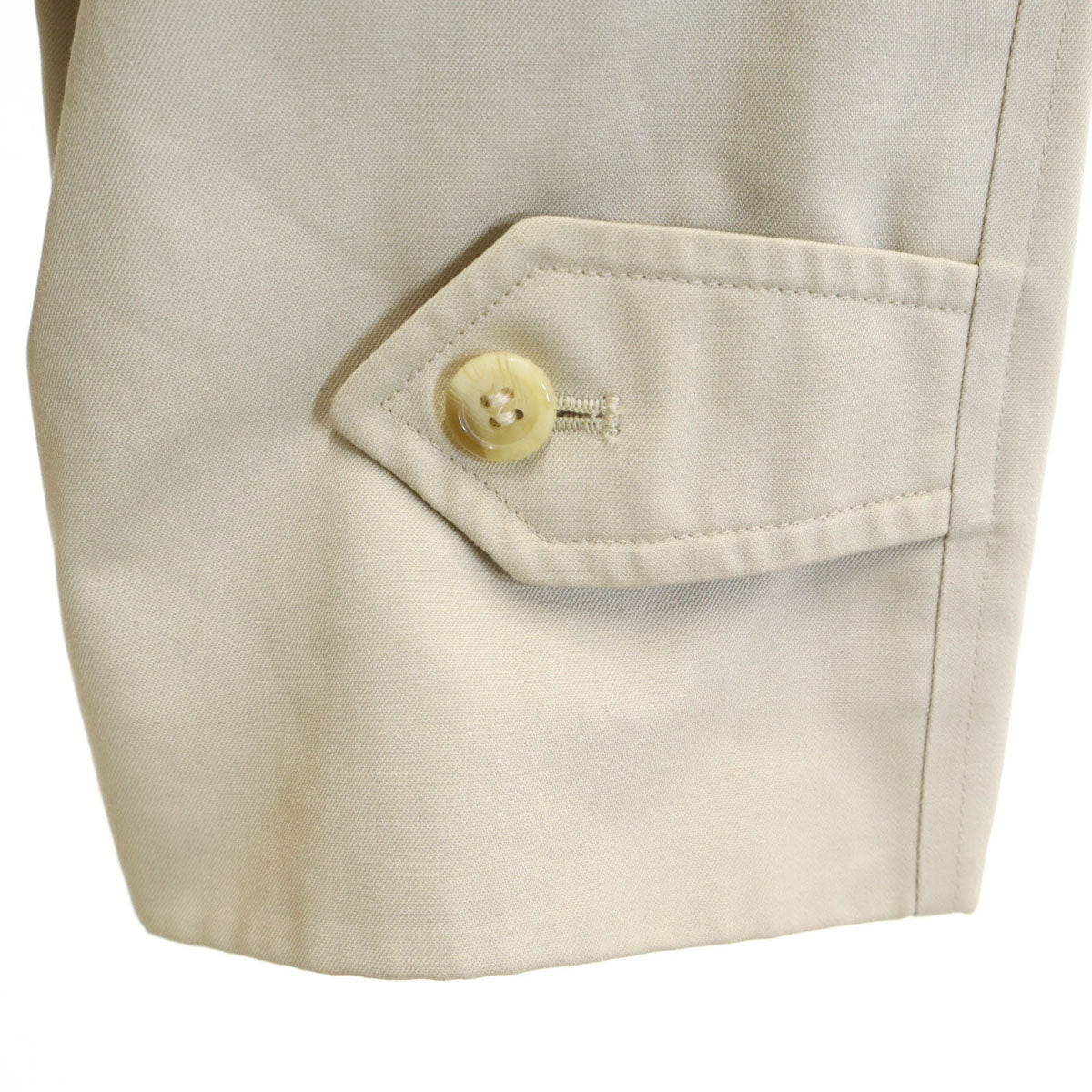 Burberrys 80s 90s UK Balmacaan Coat w/Liner Beige Size 46