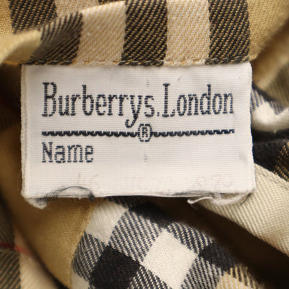 Burberrys 80s 90s UK Balmacaan Coat w/Liner Beige Size 46
