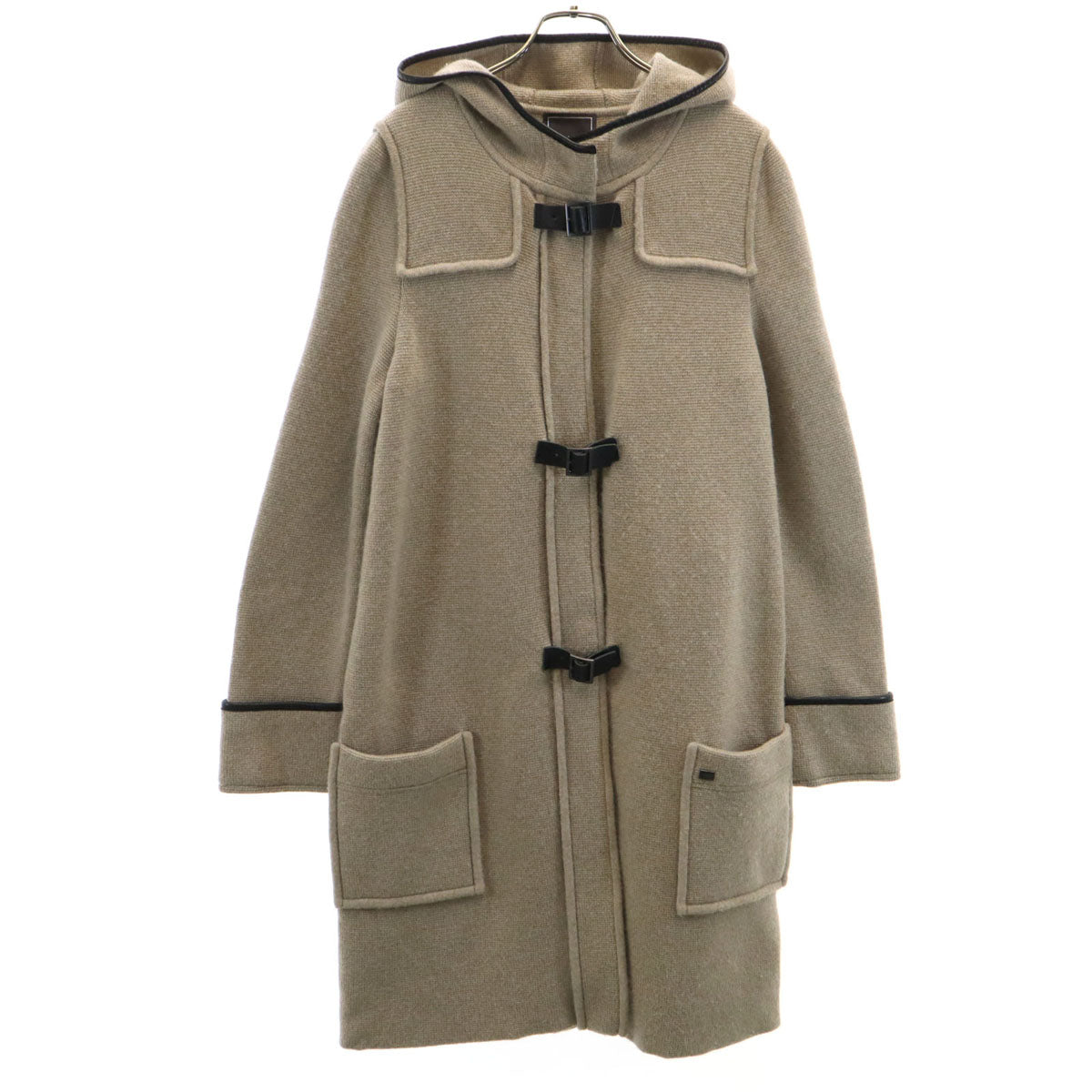 FOXEY Cashmere Knit Coat Beige Size 40