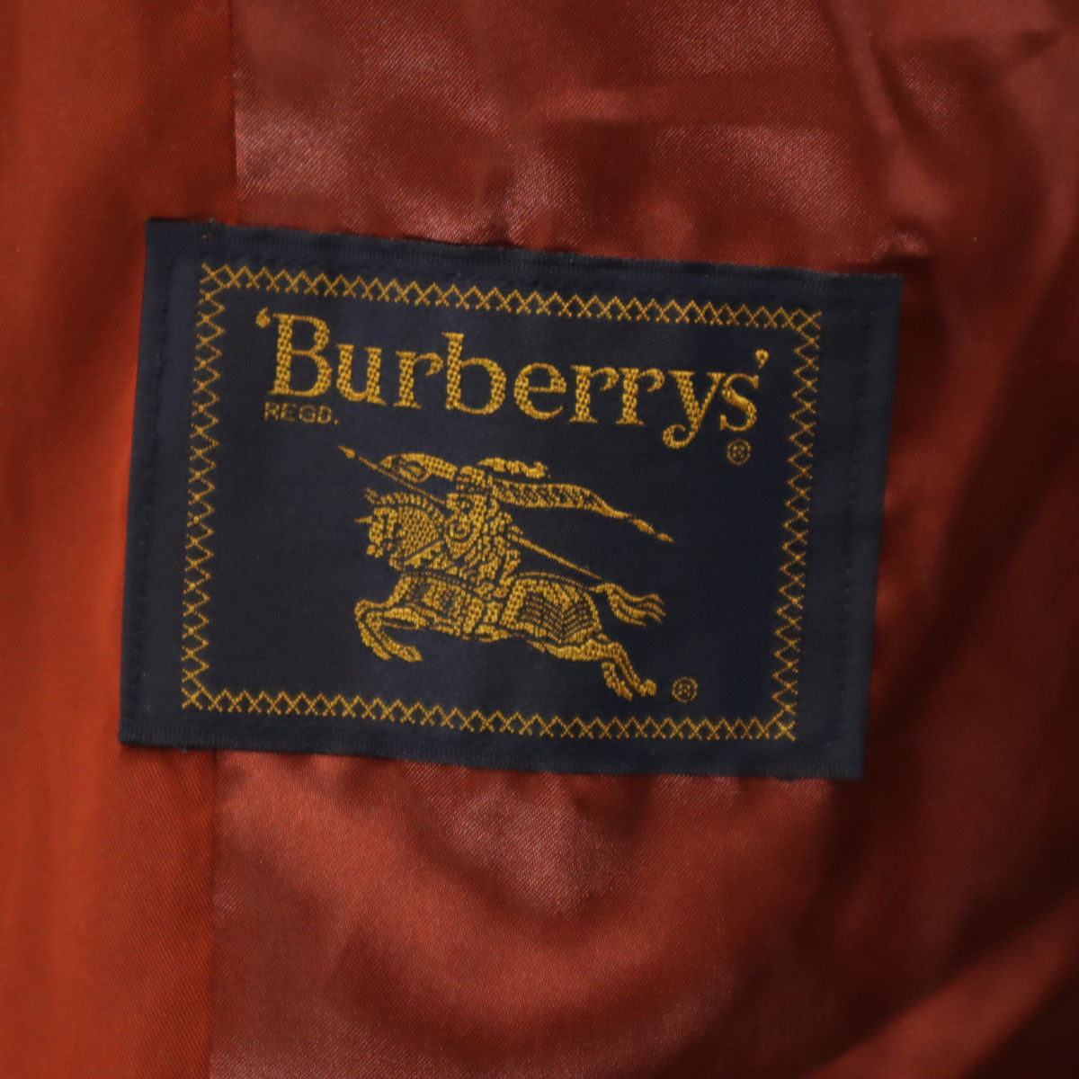 Burberrys 90s Orange Padded Coat Size 9AR
