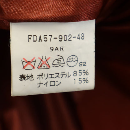 Burberrys 90s Orange Padded Coat Size 9AR