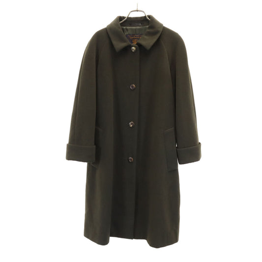 Burberrys 90s Vintage Long Coat Khaki Size 40