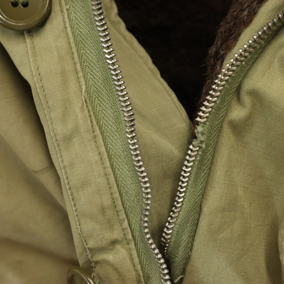 Vintage 40s M41 Civilian Military Coat Khaki