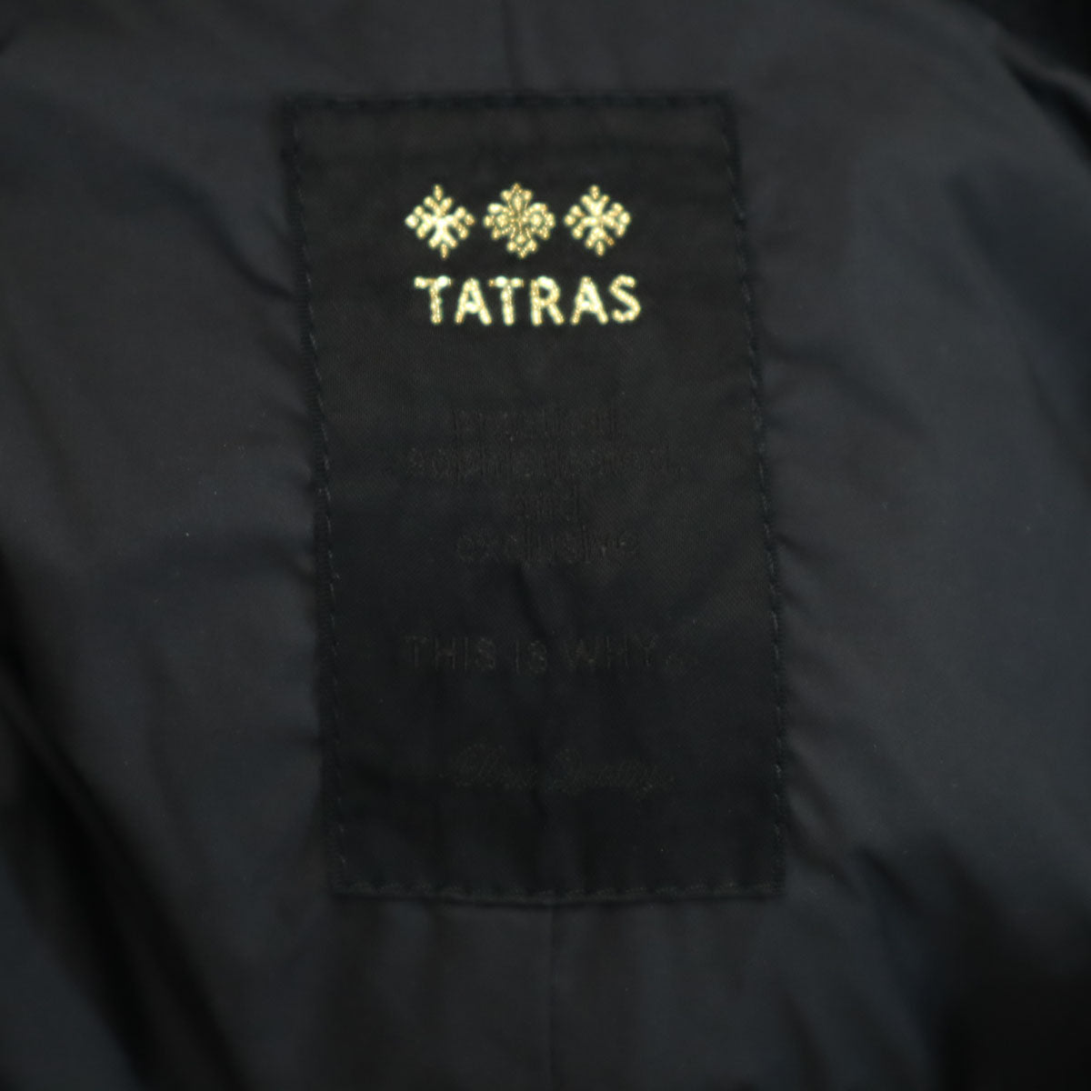 TATRAS Made in Poland Down Coat Black Size JP 3