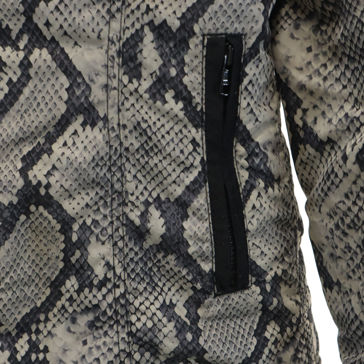 HYSTERICS Pattern Padded Coat Gray Size F