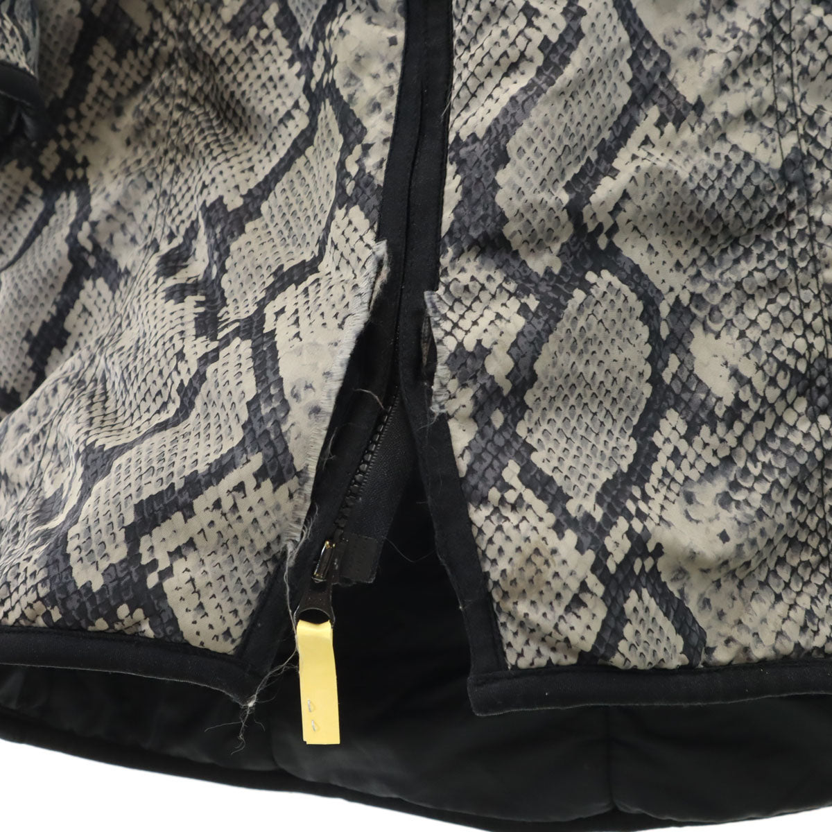 HYSTERICS Pattern Padded Coat Gray Size F