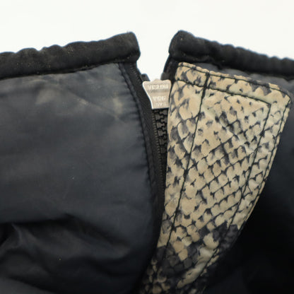 HYSTERICS Pattern Padded Coat Gray Size F
