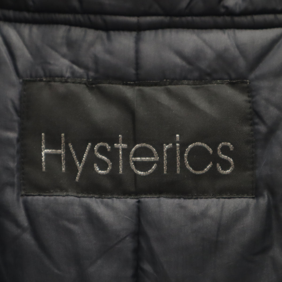 HYSTERICS Pattern Padded Coat Gray Size F
